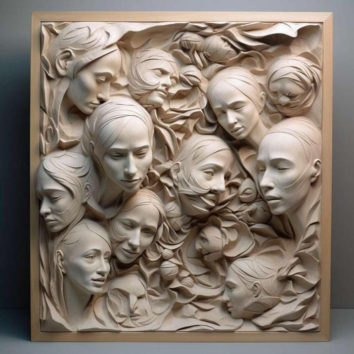 نموذج ثلاثي الأبعاد لآلة CNC 3D Art 